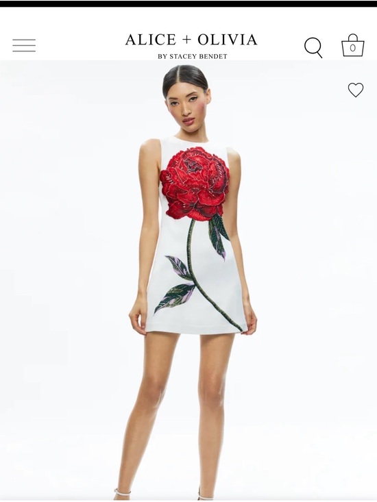 Alice + Olivia Dresses & Skirts - Alice + Olivia cylde rose mini dress